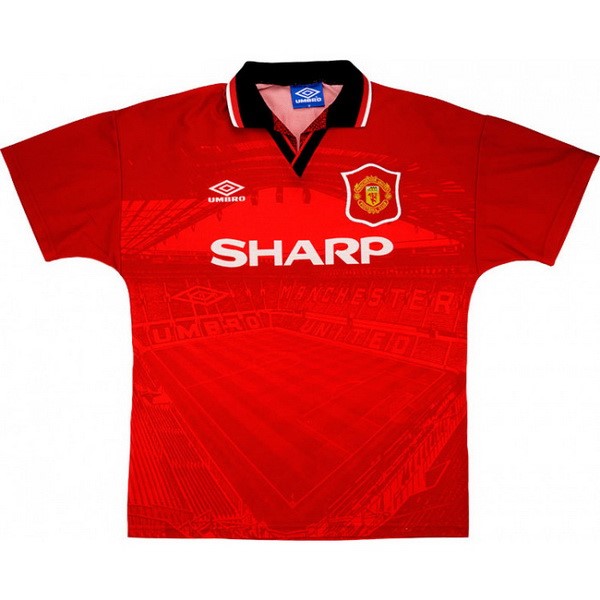 Authentic Camiseta Manchester United 1ª Retro 1994 1996 Rojo